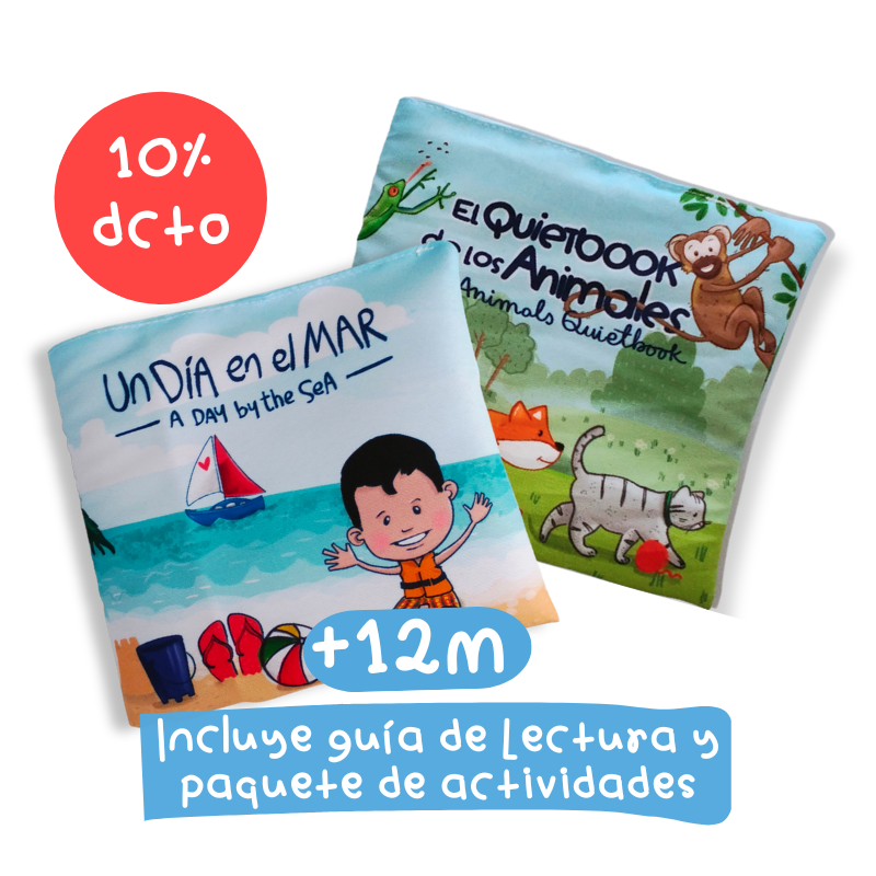 Combo 5 Mar y animales libros didacticos 10% dcto