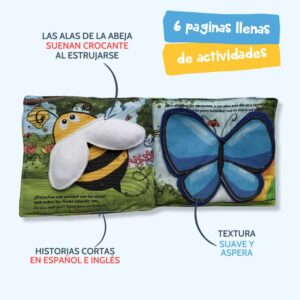 CUENTO PARA BB MI PRIMER QUIETBOO PAGINA ABEJA YMARIPOSA