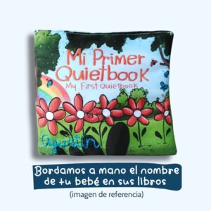 nombre bordado mi primer quietbook