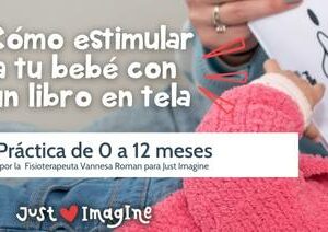 guía de estimulación temprana con libros en tela