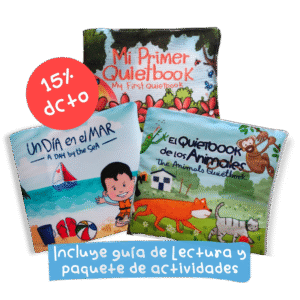 COMBO 4 LIBROS DE ACTIVIDADES DIDACTICAS EN TELA