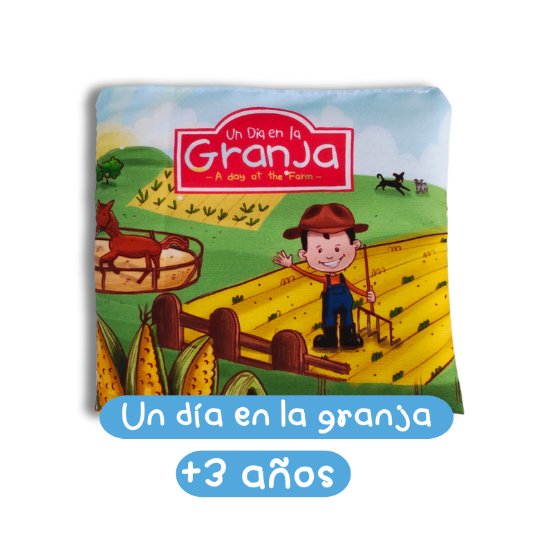 libro de actividades +3 años un dia en la granja